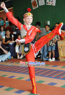 China Classical Dancing Costumes and Hat - Mulan Returns