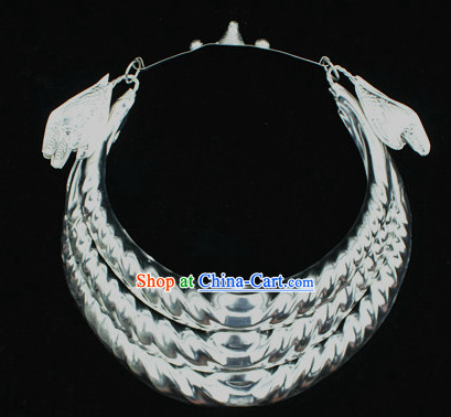 Traditional Miao Silver Necklace