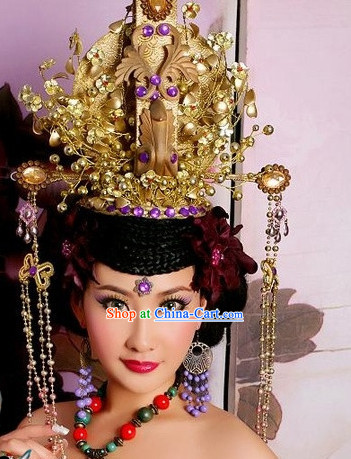 Ancient Chinese Imperial Empress Hat Headpieces