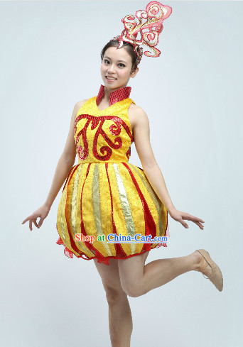 High Collar Group Dance Costumes