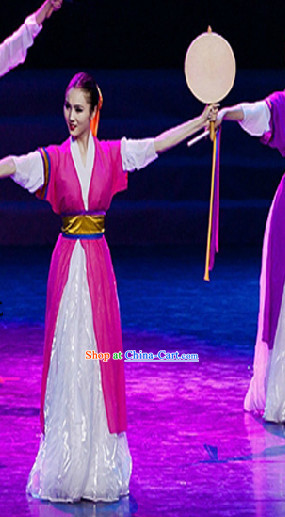 Traditional Chinese Ethnic Dance Costumes for Women