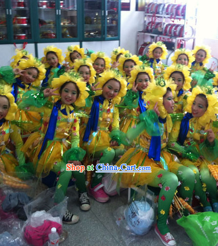 School Students Scarecow Dance Costumes Complete Set