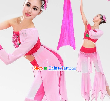 Chinese Classic Fan Dancing Costumes for Women