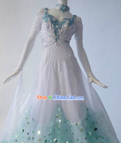 New Ballroom Competition Dance Dress Modern Waltz