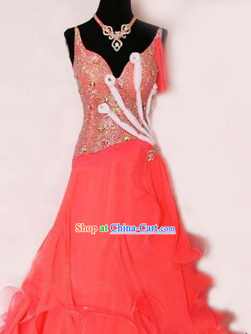 Top Tailored Made Red Waltz Dance Uniform