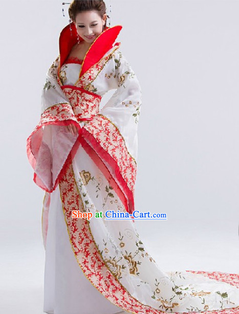 High Collar Ancient Chinese Empress Outfit