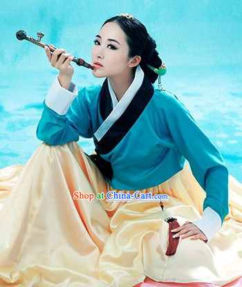Ancient Chinese Korean Ethnic Minority Outfit for Women