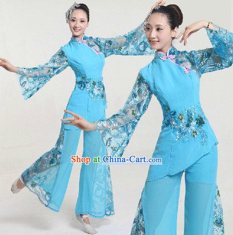 Professional Custom Make Stage Performance Accompany Dancing Costumes