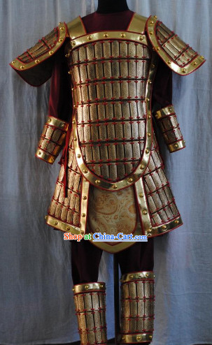 Top Three Kingdom General Warrior Armor Costumes Full Set