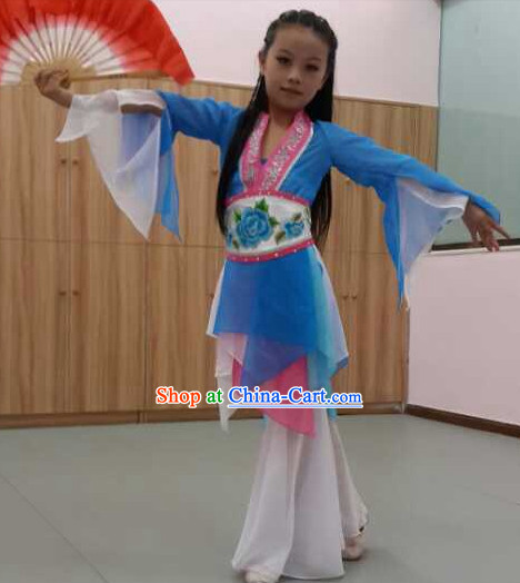 New Design Classical Dancing Costumes and Headdress Complete Set for Kids