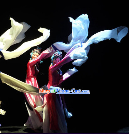 Peking Opera Hua Dan Dance Costumes and Hat for Kids or Adults