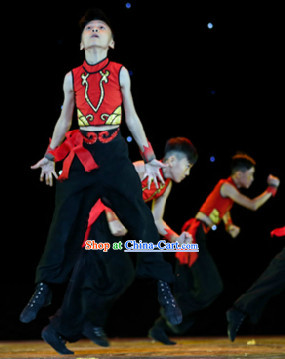Traditional Chinese Mandarin Stage Performance Dresses for Men