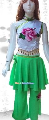 Traditional Fan Dancing Suit for Kids