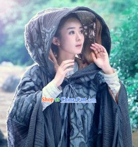 the Journey of Flower Chinese TV Drama Black Mantle Cape