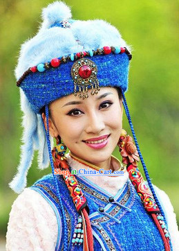 Traditional Mongolian Minority Princess Hat
