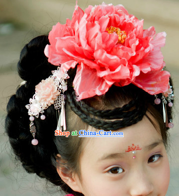 Traditional Chinese Hanfu Wig for Kids