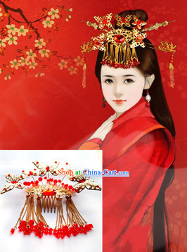 Traditional Chinese Hanfu Headdress