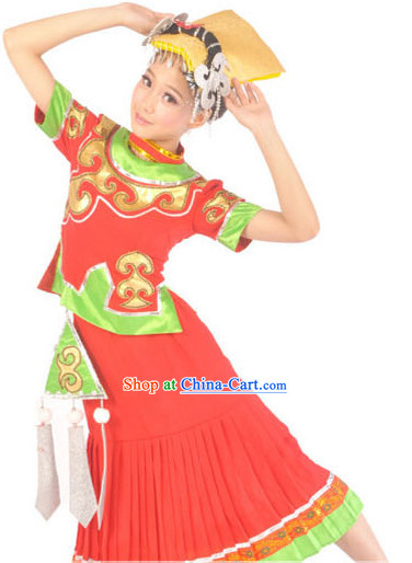 Chinese Yi Nationality Dress for Women
