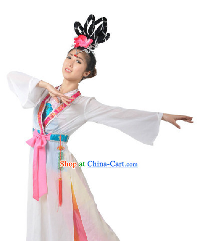 Classical Dance Team Costume and Headdress