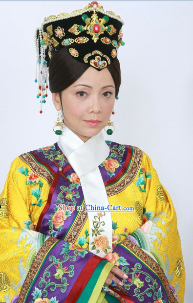 The Chinese Qing Dynasty Empress Clothing for Women