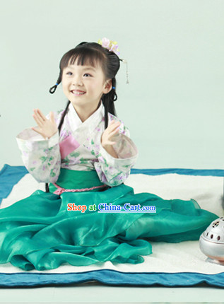Chinese Traditional Hanfu Costume for Kids