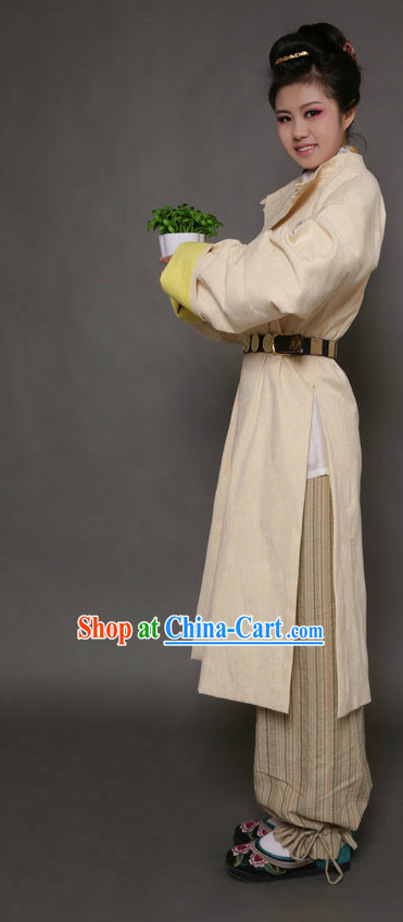 Everyday Court Dress Tang Dynasty Gown Clothes Complete Set for Women