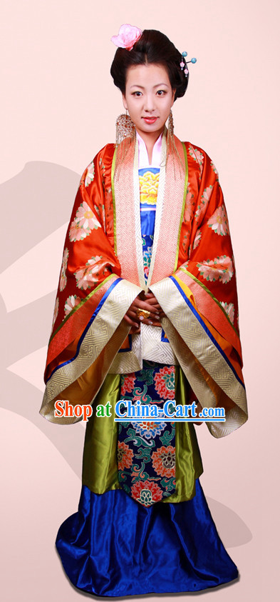 Handmade Tang Dynasty Garment Clothes and Hair Accessories for Women