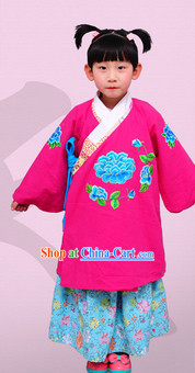 Ming Dynasty Hanfu Clothes and Jackt for Kids
