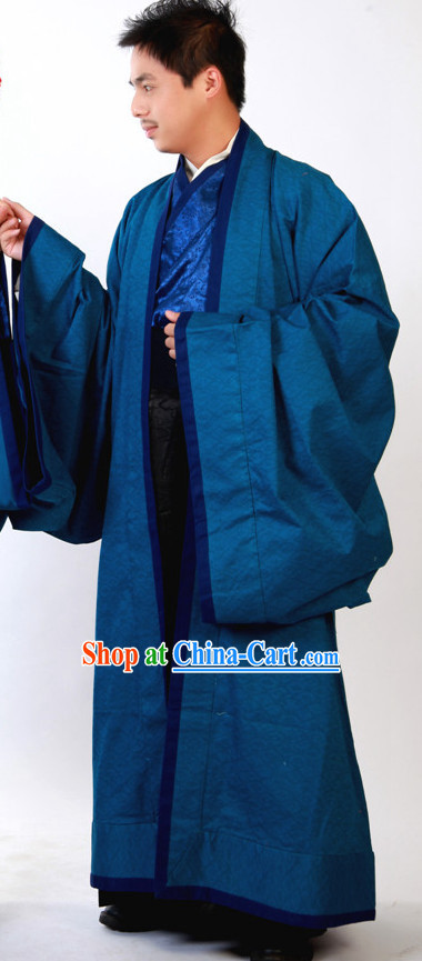 Wide Sleeve Winter Gown for Men
