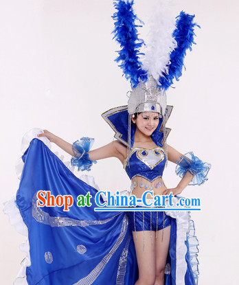 Latin Dance Costume and Hat