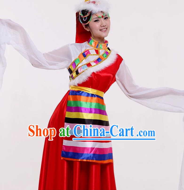 Top China Tibetan Dancewear and Hat