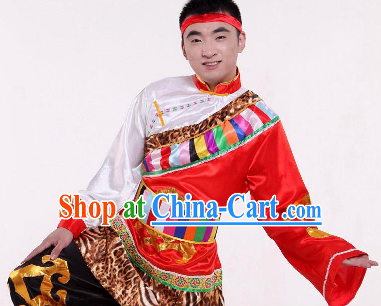 China Tibetan Dancewear and Headwear for Men