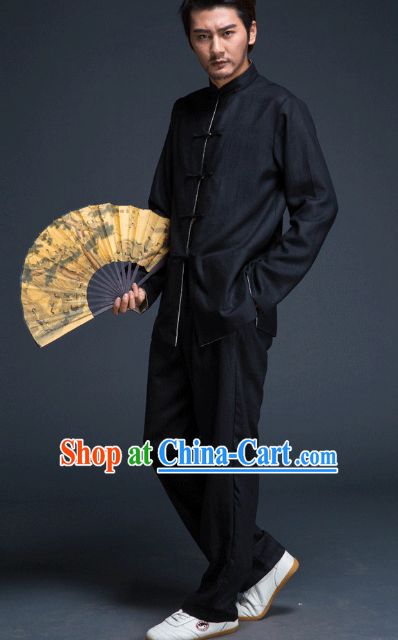 Top Black Martial Arts Suit for Men