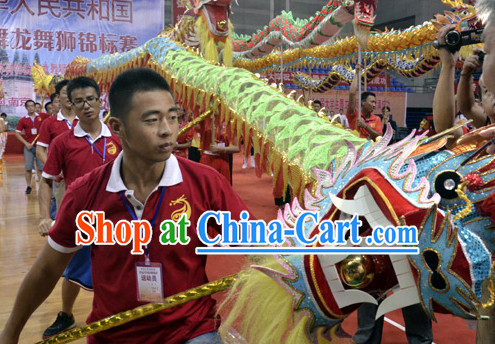 Top Competition and Parade Lightweight Dragon Dancing Costumes Complete Set