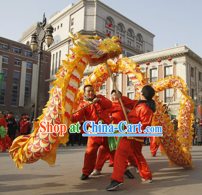 asian dragon dancing
