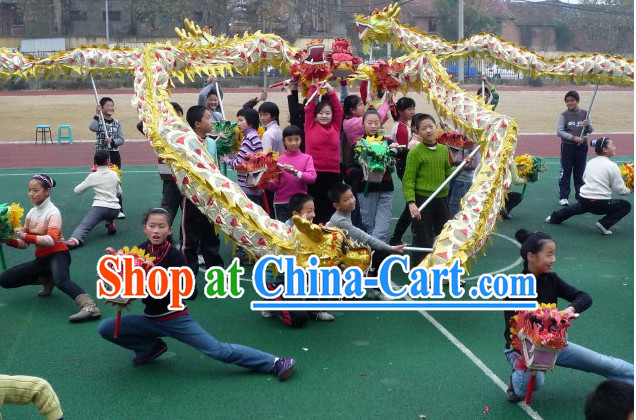 16 Meters School Use Lightweight Dragon Dance Equipment for 10 Teenagers