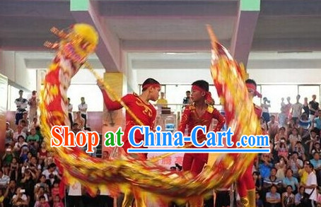 BRAND NEW Red Dragon Dance Equipments Complete Set for Four People