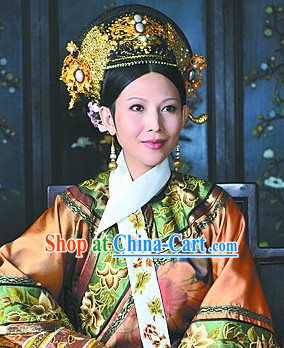Chinese Qing Dynasty Empress Phoenix Hat