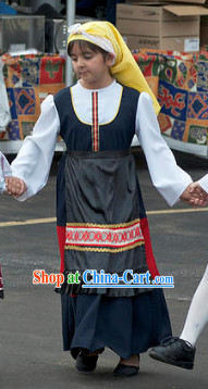 Traditional Greek Girls Clothing