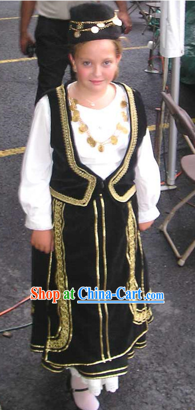 Girls Greek Costumes Complete Set