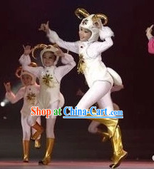 Chinese New Yer Celebration Goat Sheep Costume for Kids