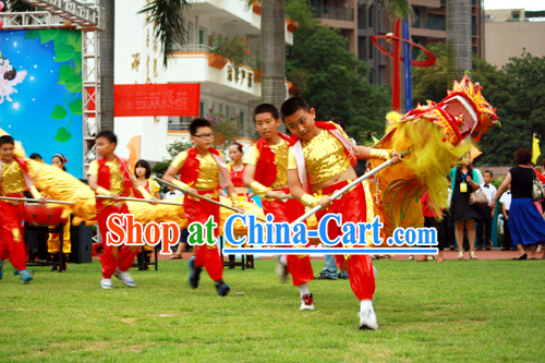 Chinese New Year Dragon Costume Complete Set for Primary School Children