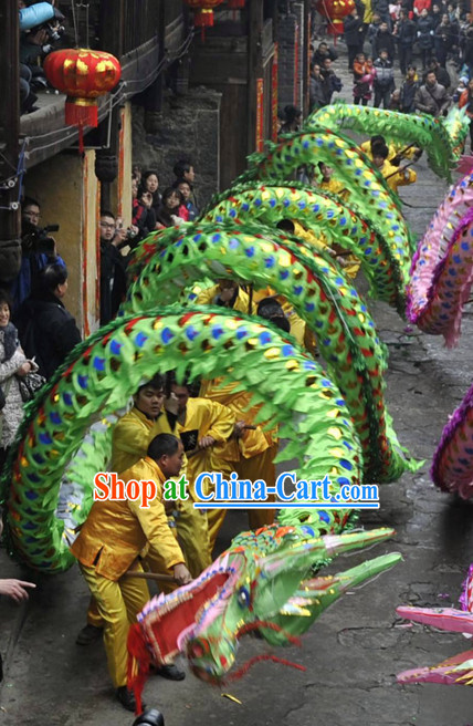 Chinese New Year Shinning Dragon Costume for Men