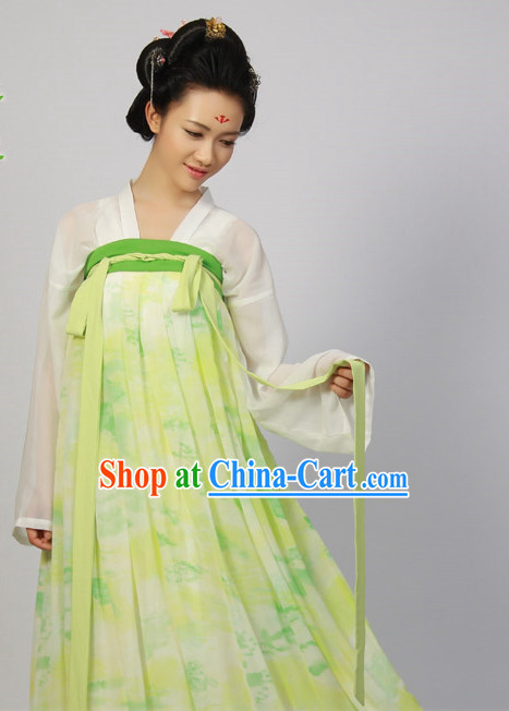 Chinese Tang  Costumes Chinese Kimono, Kimono, Dimono Dresses Complete Set