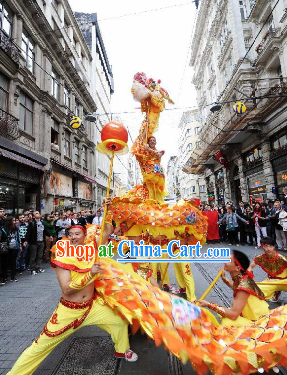 Chongqing National Dragon Dance Equipments Complete Set