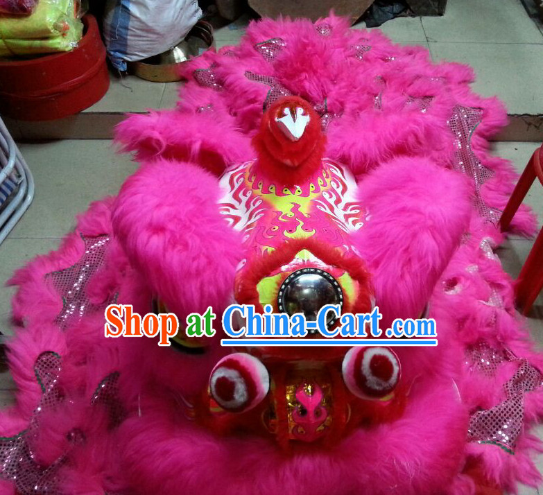Top Chinese New Year Parade Lion Dance Costume Complete Set