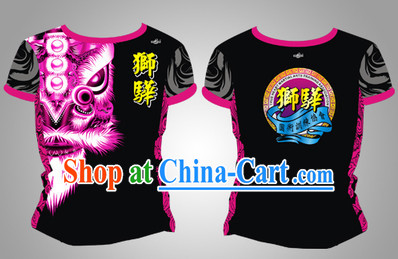 Chinese New Year Singpore Dragon and Lion Dancer Clothing
