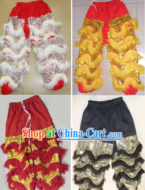Professional Silk and Wool Lion Dancer Pants