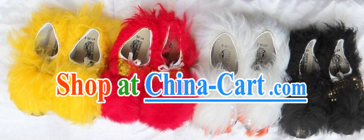 Professional Silk and Wool Lion Claw Shoes