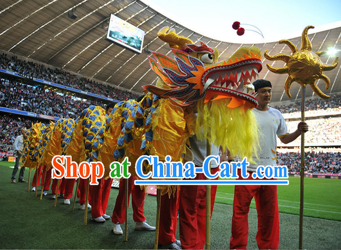 Chinese New Year Dragon Dance Equipment Complete Set